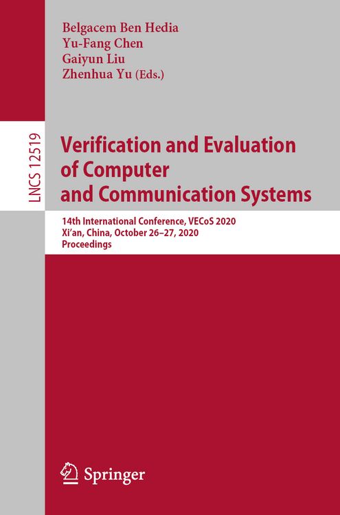 Produktbild: Verification and Evaluation of Computer and Communication Systems