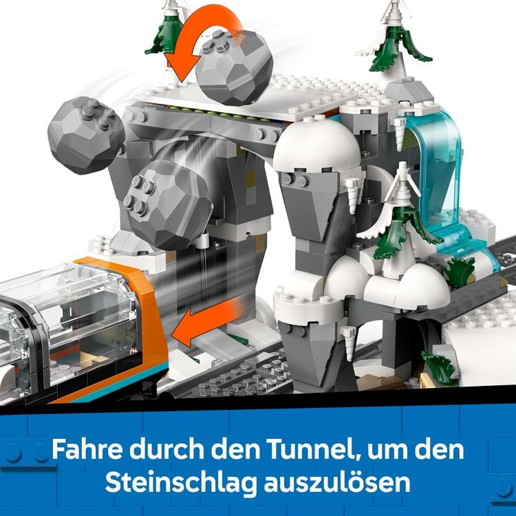 Produktbild: LEGO City Trains 60470 Arktis-Polarexpress, Kinder Spielzeug ab 7 Jahren