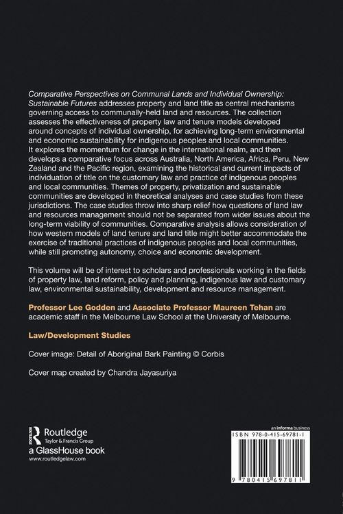 Produktbild: Comparative Perspectives on Communal Lands and Individual Ownership