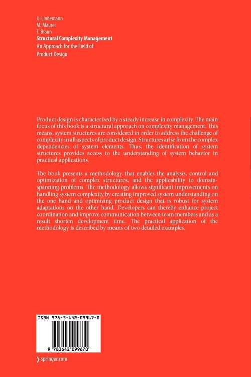 Produktbild: Structural Complexity Management