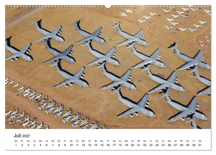 Produktbild: GROUNDED (Wandkalender 2027 DIN A2 quer), CALVENDO Monatskalender