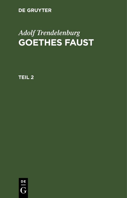 Produktbild: Goethes Faust. Teil 2