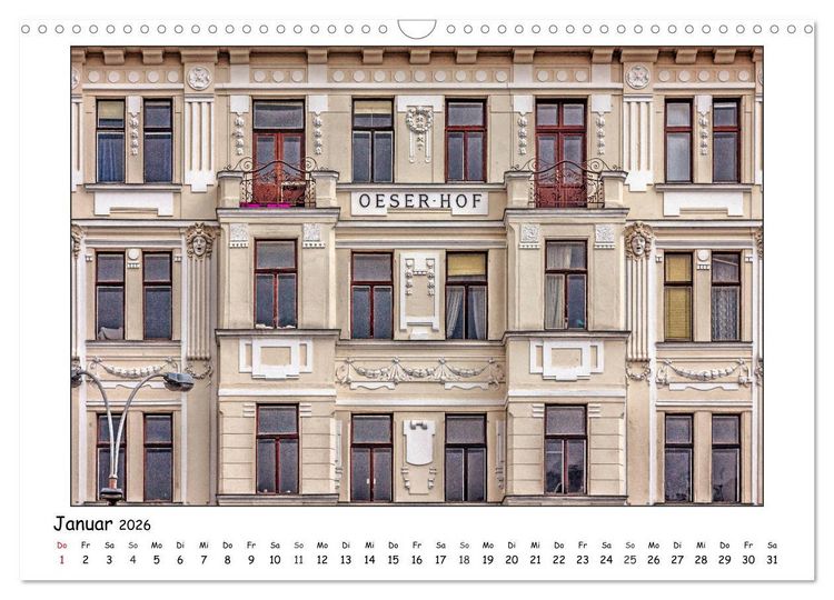 Produktbild: Wiener Jugendstil-Fassaden (Wandkalender 2026 DIN A3 quer), CALVENDO Monatskalender