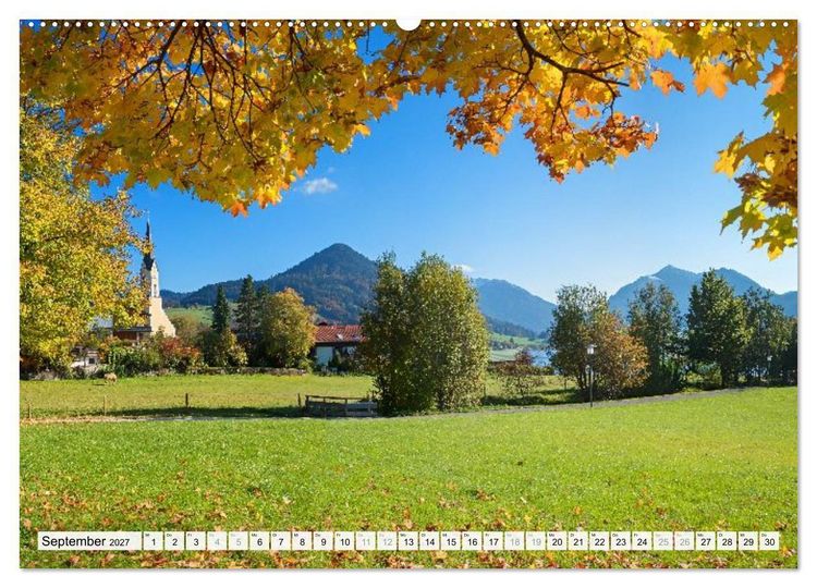 Produktbild: Schliersee-Idylle (Wandkalender 2027 DIN A2 quer), CALVENDO Monatskalender