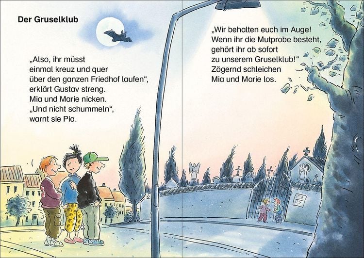 Produktbild: Lesel&ouml;wen - Das Original - 7-Minuten-Geschichten zum Lesenlernen - Achtung, G&auml;nsehaut-Gefahr!
