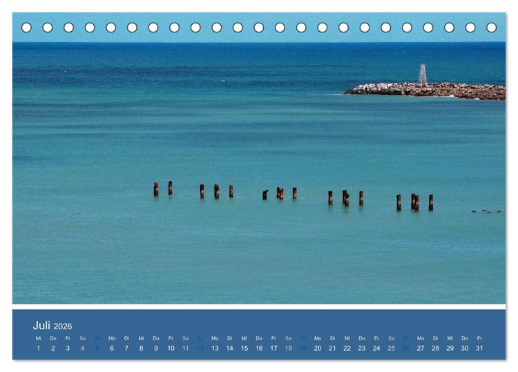 Produktbild: Mehr Meer (Tischkalender 2026 DIN A5 quer), CALVENDO Monatskalender