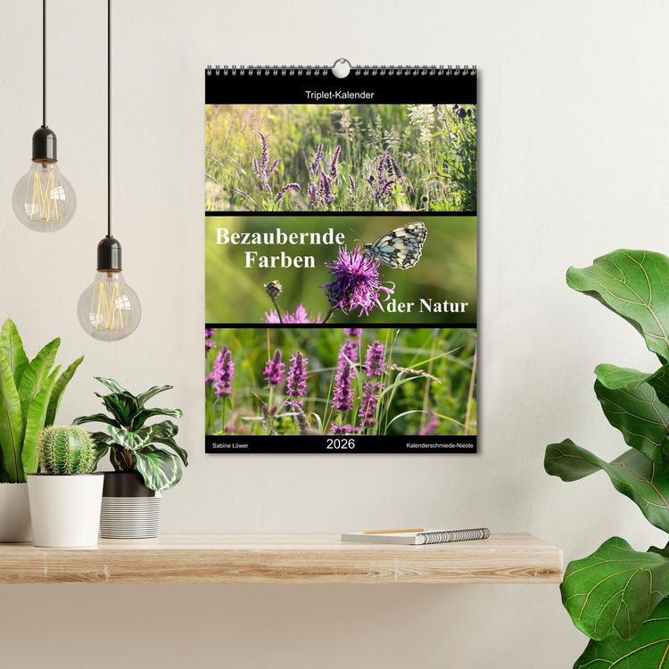 Produktbild: Bezaubernde Farben der Natur (Wandkalender 2026 DIN A3 hoch), CALVENDO Monatskalender