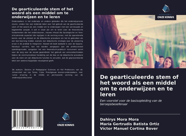 Produktbild: De gearticuleerde stem of het woord als een middel om te onderwijzen en te leren