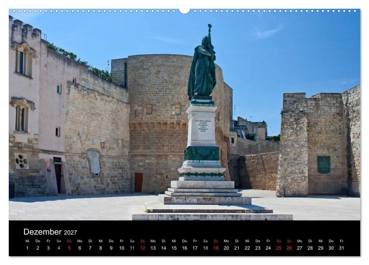 Produktbild: Apulien (Wandkalender 2027 DIN A2 quer), CALVENDO Monatskalender