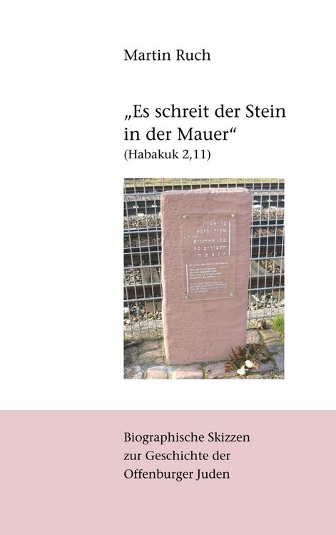 Produktbild: "Es schreit der Stein in der Mauer" (Habakuk 2,11)