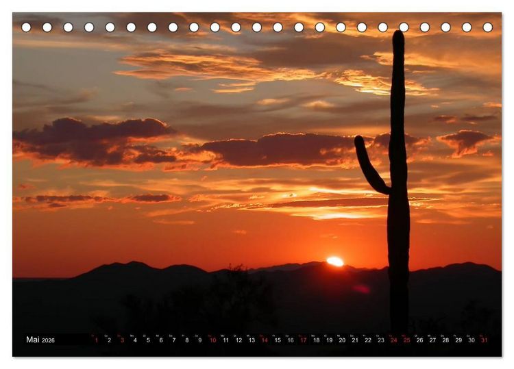 Produktbild: Sonnenunterg&auml;nge &bull; Traumhafte Farbspiele (Tischkalender 2026 DIN A5 quer), CALVENDO Monatskalender