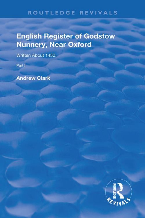 Produktbild: English Register of Godstow Nunnery, Near Oxford