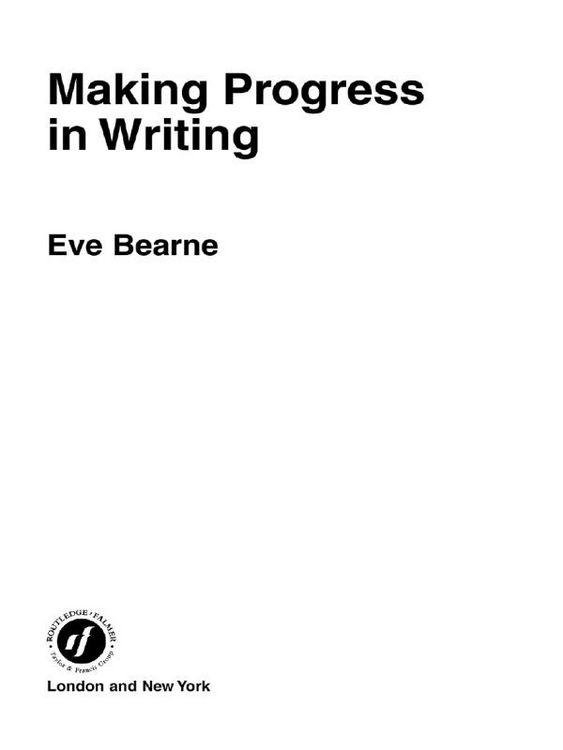 Produktbild: Making Progress in Writing