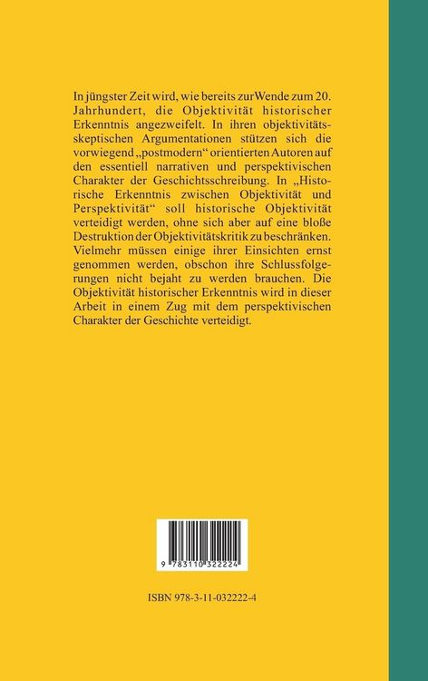 Produktbild: Historische Erkenntnis zwischen Objektivit&auml;t und Perspektivit&auml;t
