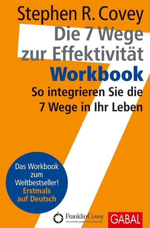 Produktbild: Die 7 Wege zur Effektivit&auml;t &ndash; Workbook