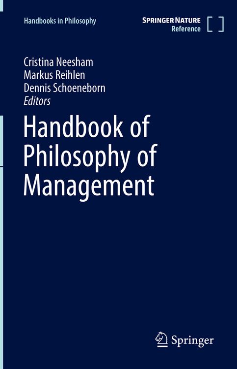 Produktbild: Handbook of Philosophy of Management
