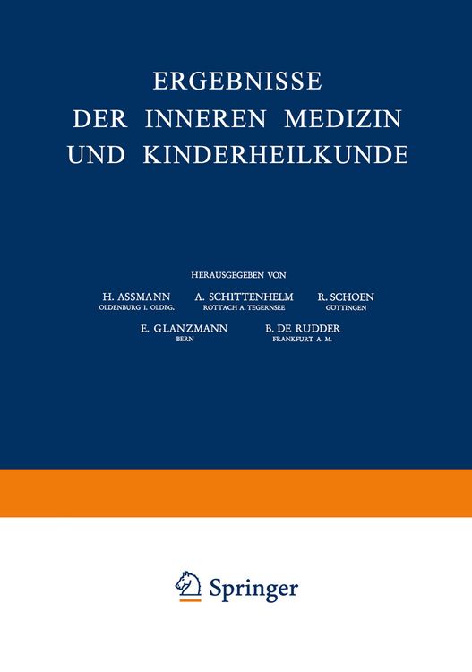 Produktbild: Ergebnisse der Inneren Medizin und Kinderheilkunde