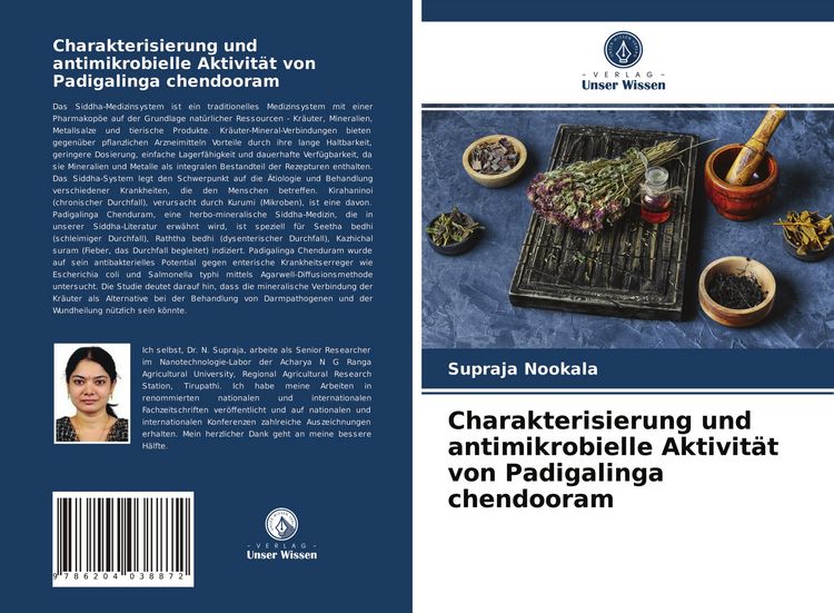 Produktbild: Charakterisierung und antimikrobielle Aktivit&auml;t von Padigalinga chendooram