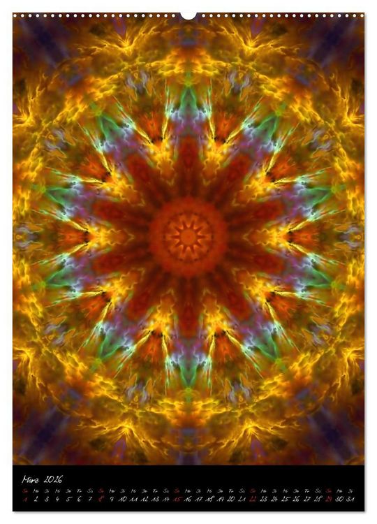 Produktbild: Mandala - Esoterik & Meditation (hochwertiger Premium Wandkalender 2026 DIN A2 hoch), Kunstdruck in Hochglanz