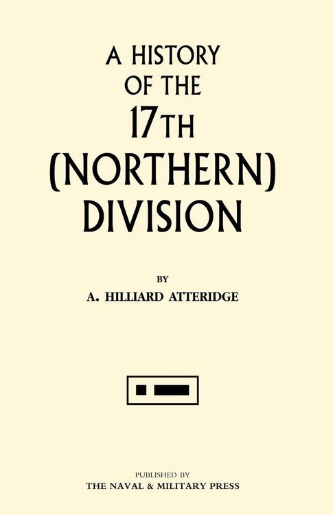 Produktbild: History of the 17th (Northern) Division