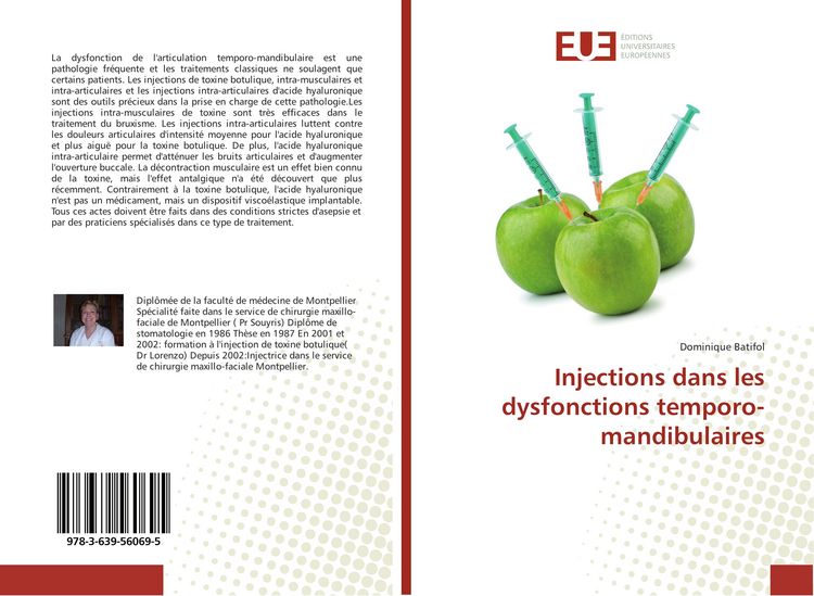 Produktbild: Injections dans les dysfonctions temporo-mandibulaires
