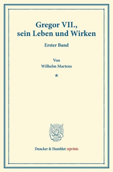 Produktbild: Gregor VII., sein Leben und Wirken.