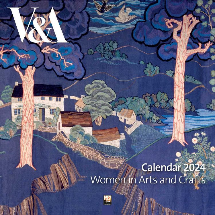 Produktbild: V&a: Women in Arts and Crafts Wall Calendar 2024 (Art Calendar)
