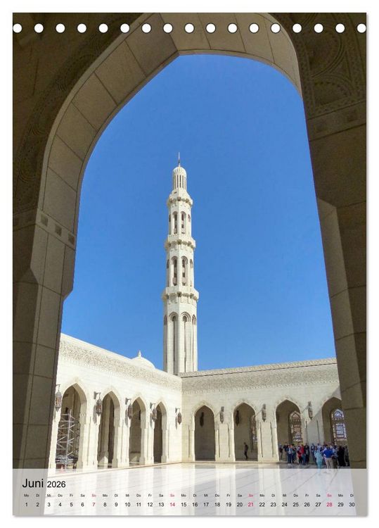 Produktbild: Zauberhafter Oman (Tischkalender 2026 DIN A5 hoch), CALVENDO Monatskalender