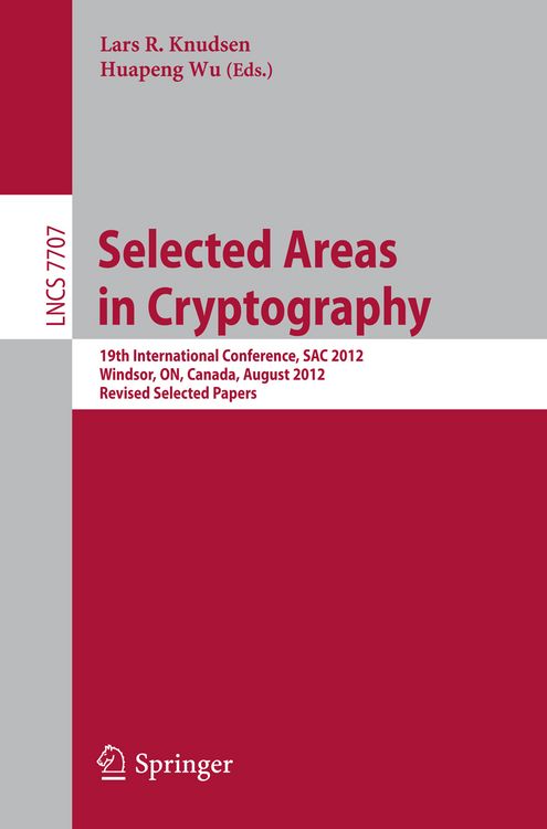 Produktbild: Selected Areas in Cryptography