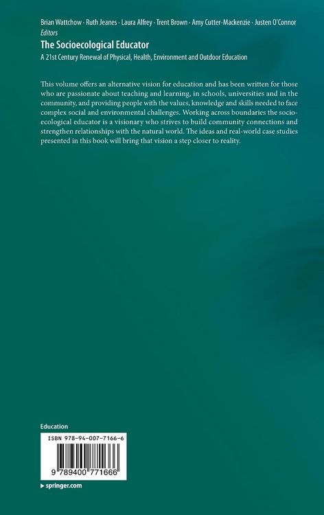 Produktbild: The Socioecological Educator