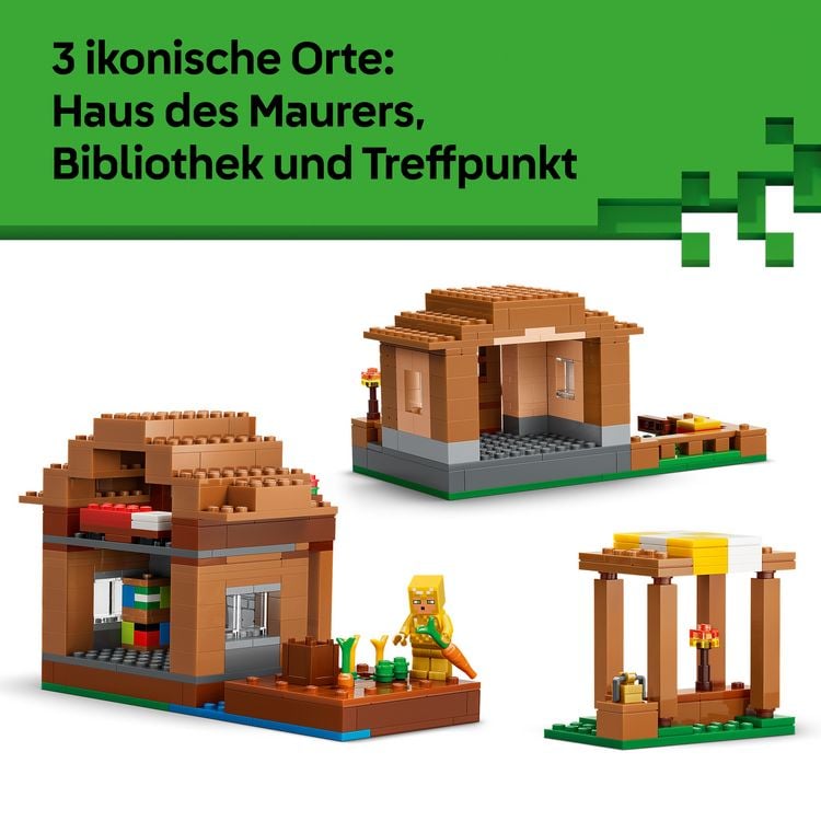 Produktbild: LEGO Minecraft 21596 Angriff des Magiers auf das Dorf, Gamer Spielzeug