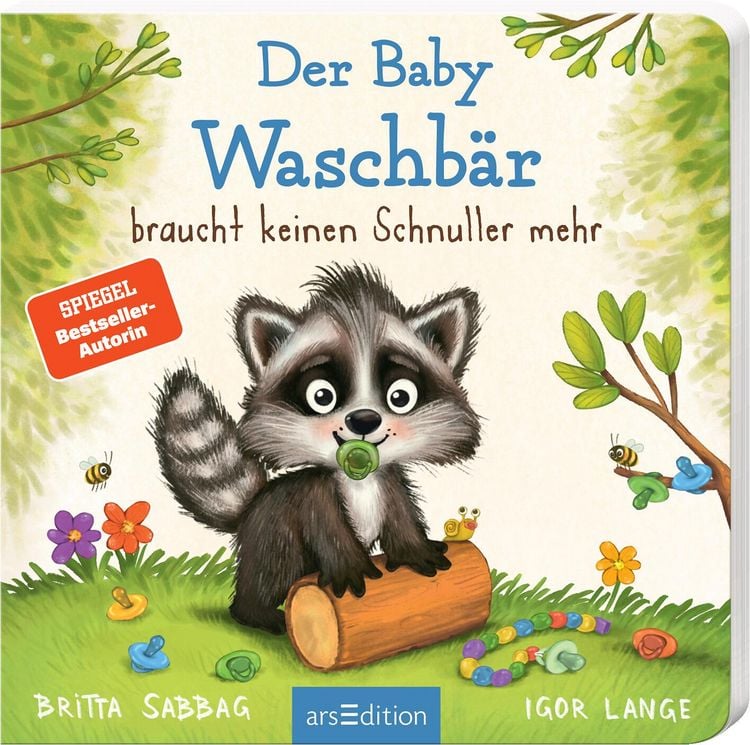 Produktbild: Der Baby Waschb&auml;r braucht keinen Schnuller mehr