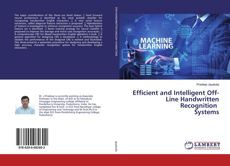 Produktbild: Efficient and Intelligent Off-Line Handwritten Recognition Systems