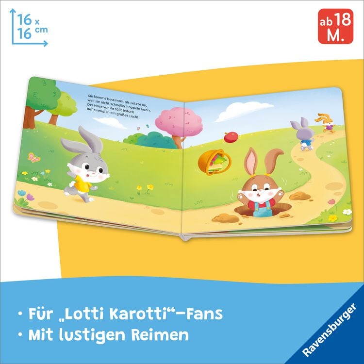 Produktbild: Mein erstes Lotti Karotti: Das lustige Hasenrennen