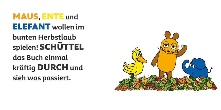 Produktbild: Die Sendung mit der Maus - Sch&uuml;tteln, pusten, lachen - Mein Mitmachbuch