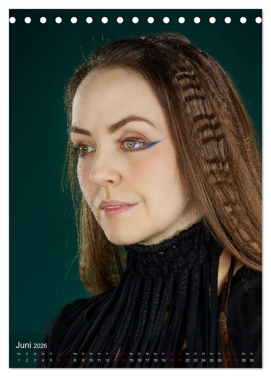 Produktbild: beauty faces - fotografien von michael allmaier (Tischkalender 2026 DIN A5 hoch), CALVENDO Monatskalender