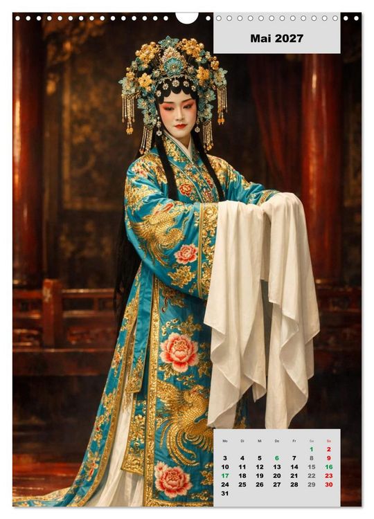 Produktbild: Masken und Magie &ndash; Die Gesichter der Peking-Oper (Wandkalender 2027 DIN A3 hoch), CALVENDO Monatskalender