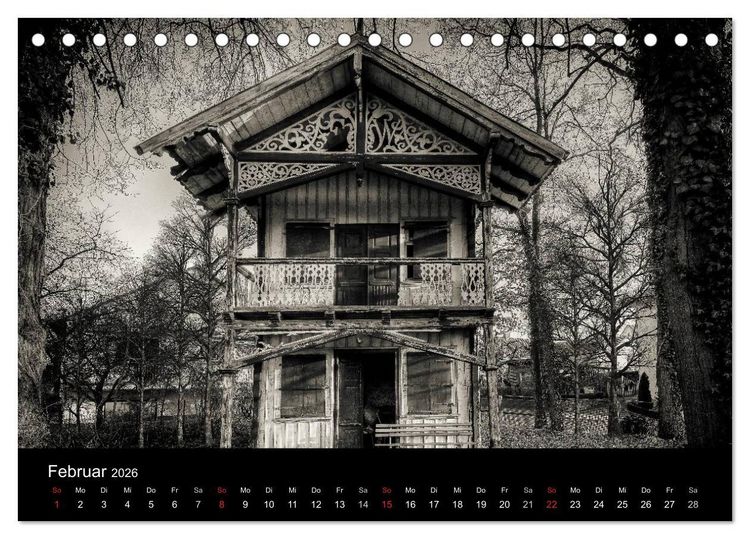 Produktbild: Lost Places Geisterh&auml;user (Tischkalender 2026 DIN A5 quer), CALVENDO Monatskalender