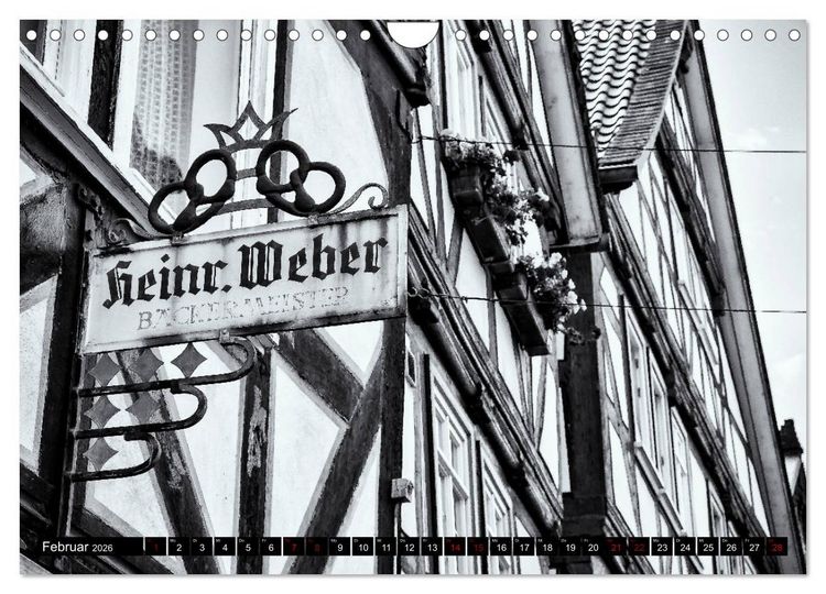 Produktbild: Ein Blick auf Homberg an der Efze (Wandkalender 2026 DIN A4 quer), CALVENDO Monatskalender