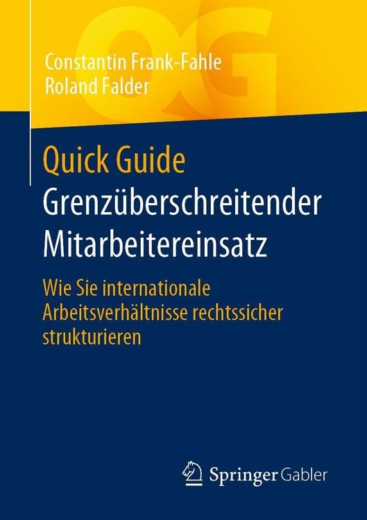 Produktbild: Quick Guide Grenzüberschreitender Mitarbeitereinsatz