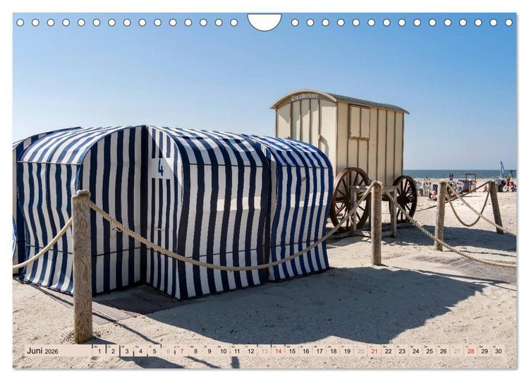 Produktbild: Norderney Spaziergang (Wandkalender 2026 DIN A4 quer), CALVENDO Monatskalender