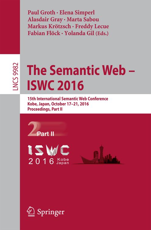 Produktbild: The Semantic Web &ndash; ISWC 2016