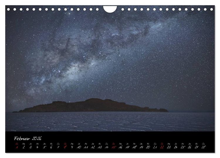 Produktbild: Faszination Milchstra&szlig;e - eine Reise zu den Nachtlandschaften unserer Erde (Wandkalender 2026 DIN A4 quer), CALVENDO Monatskalender