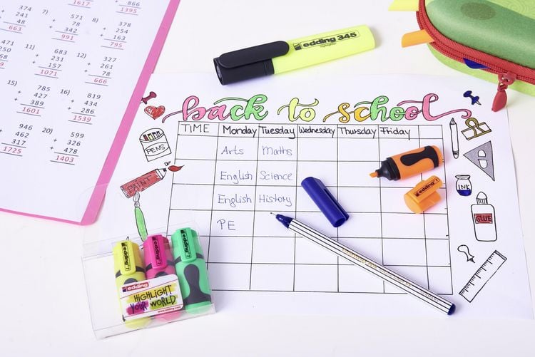Produktbild: edding Textmarker mini highlighter, 1-3mm, 4er Set