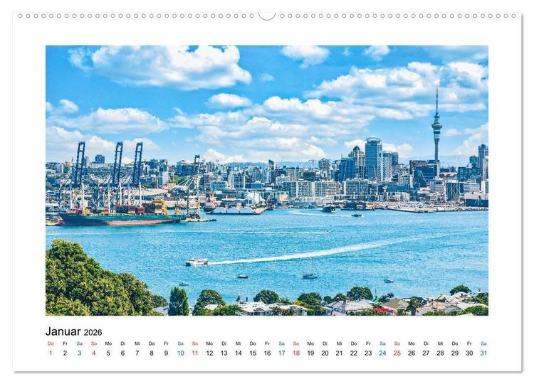 Produktbild: Neuseeland - Von Auckland nach Queenstown (Wandkalender 2026 DIN A2 quer), CALVENDO Monatskalender