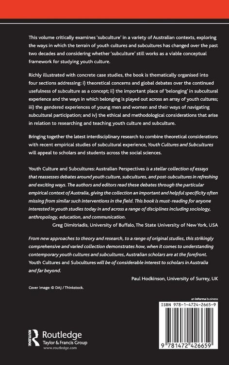 Produktbild: Youth Cultures and Subcultures