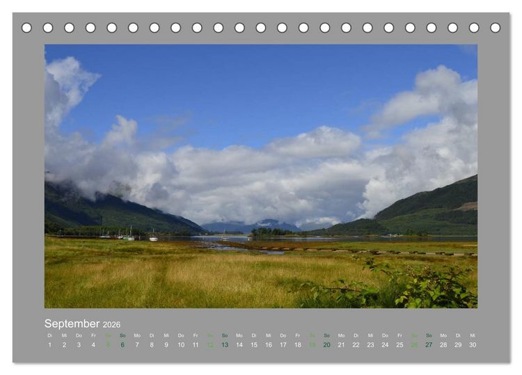 Produktbild: Argyll (Tischkalender 2026 DIN A5 quer), CALVENDO Monatskalender