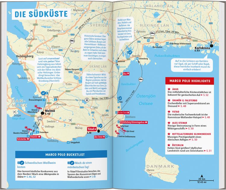 Produktbild: MARCO POLO Reiseführer Südschweden, Stockholm