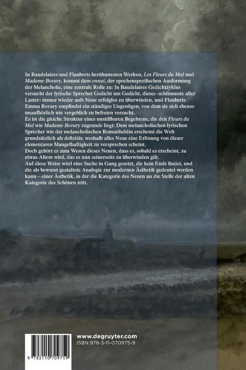 Produktbild: Melancholie als poetologische Allegorie
