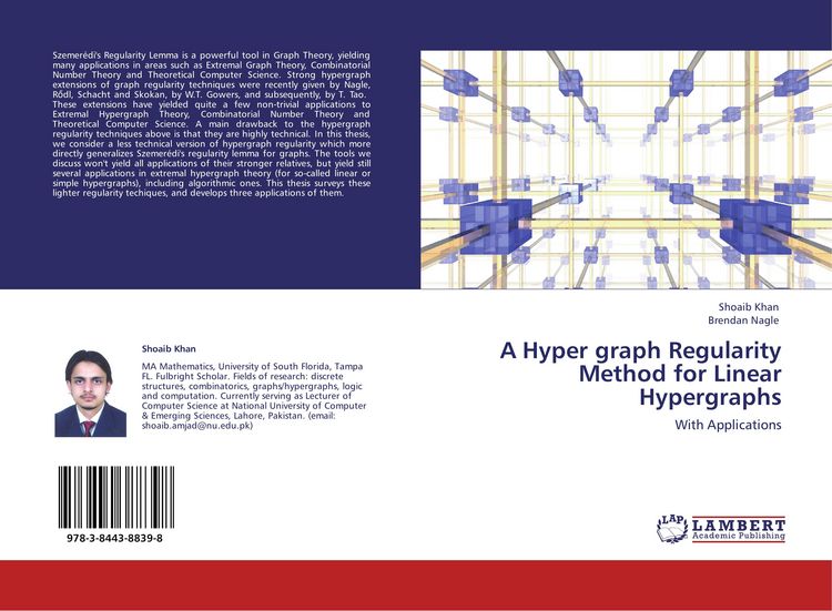Produktbild: A Hyper graph Regularity Method for Linear Hypergraphs